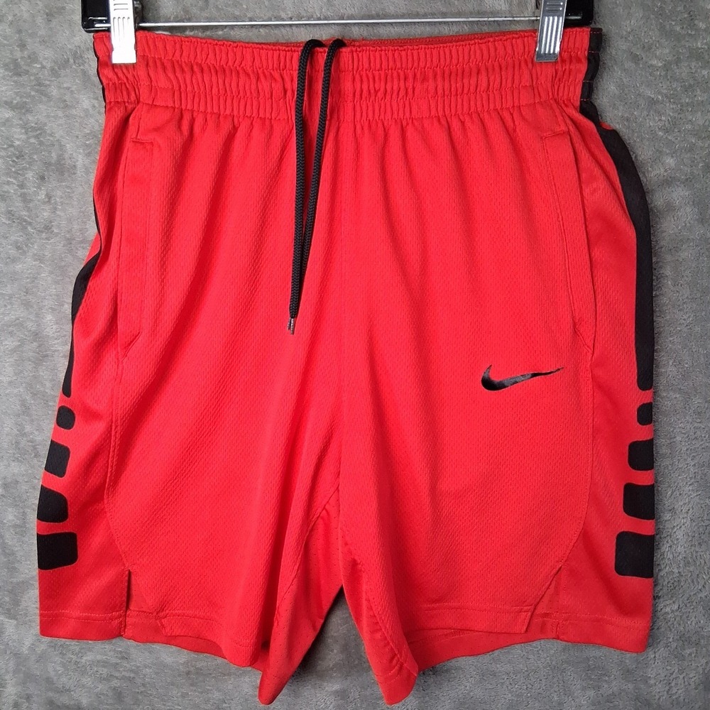 Nike Elite Elite Stripes Basketball Shorts Men's Medium University Red Athletic